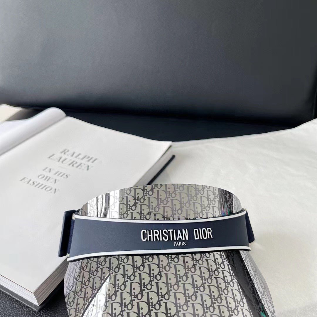 Christian Dior Resin Mirror Sun Visor Hat - Serene