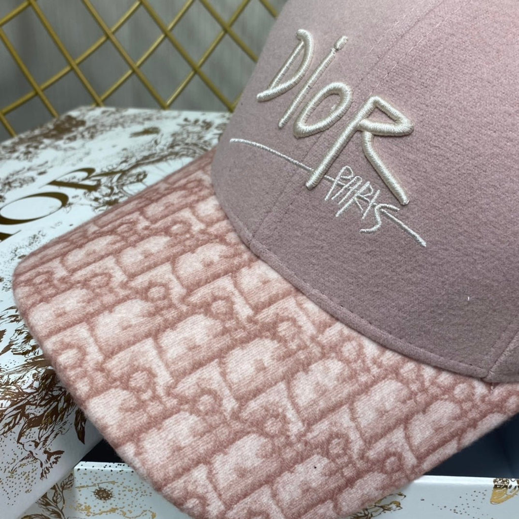 Dior Oblique Wool Baseball Cap | Luxury Designer Hat - Serene