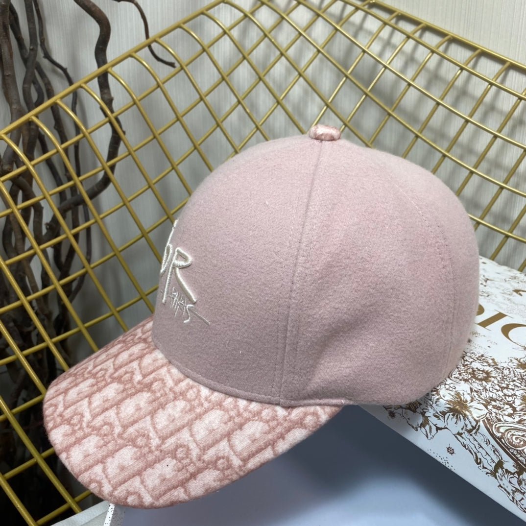 Dior Oblique Wool Baseball Cap | Luxury Designer Hat - Serene