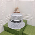 Dior Sheer Organza Logo Bucket Hat for Women & Men - Serene
