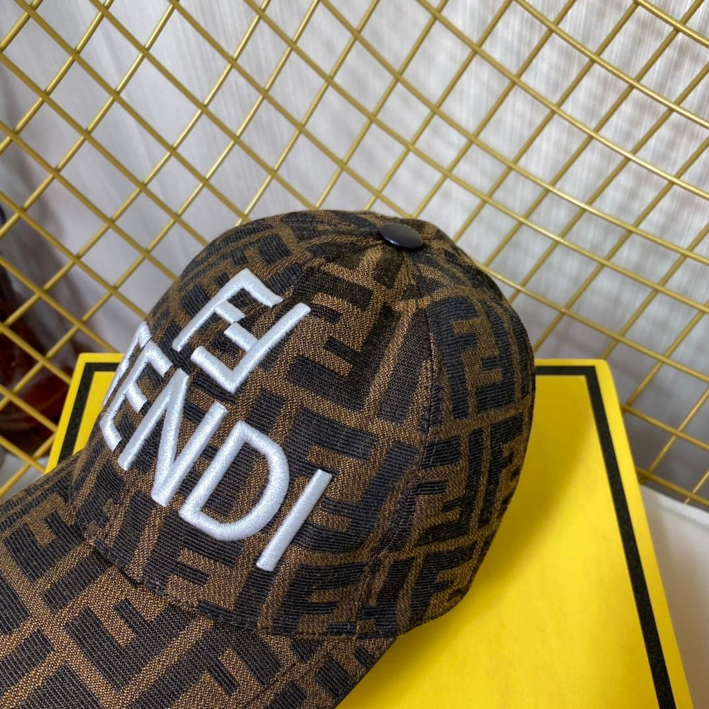 Fendi Classic Embroidered Letter Baseball Cap - Serene
