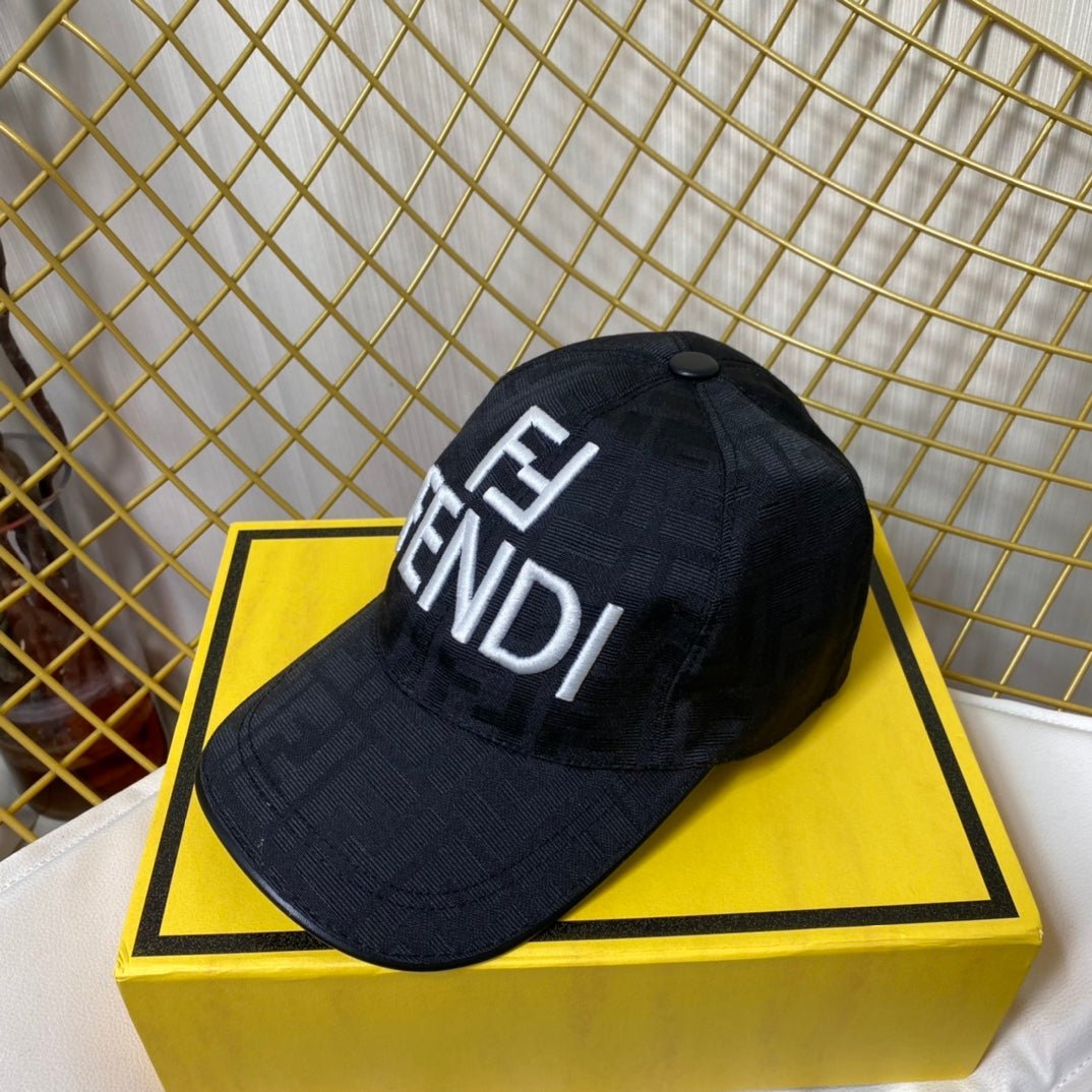 Fendi Classic Embroidered Letter Baseball Cap - Serene