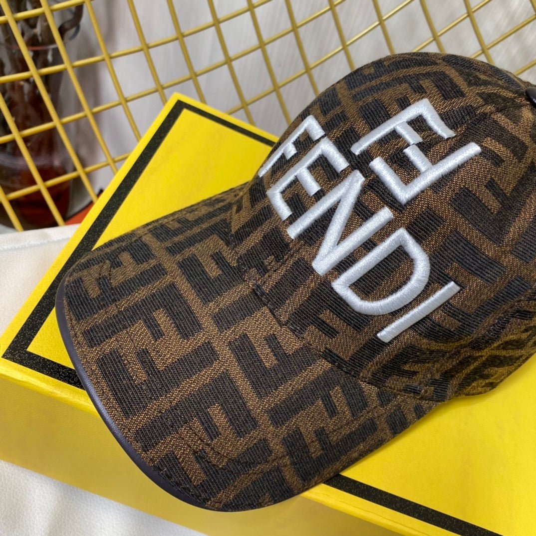 Fendi Classic Embroidered Letter Baseball Cap - Serene