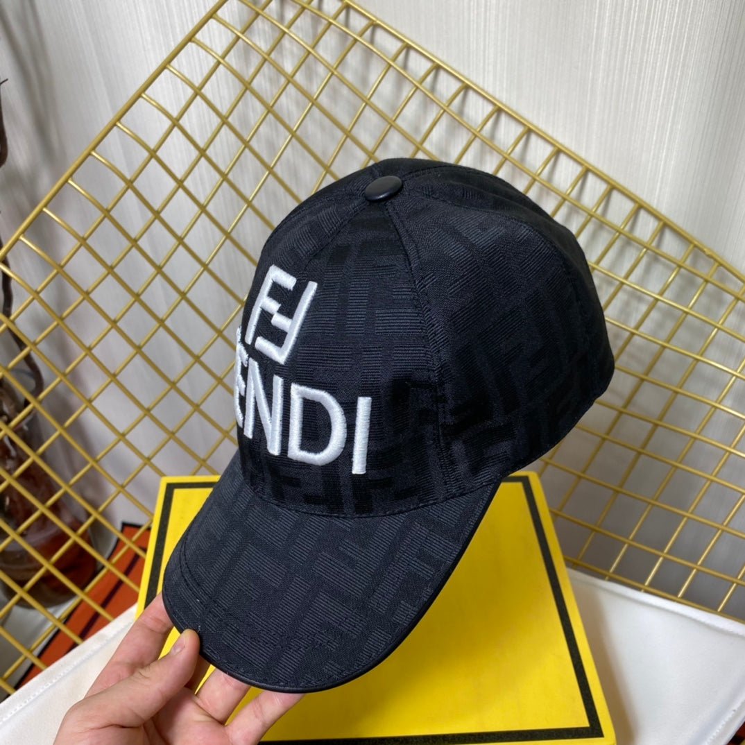 Fendi Classic Embroidered Letter Baseball Cap - Serene