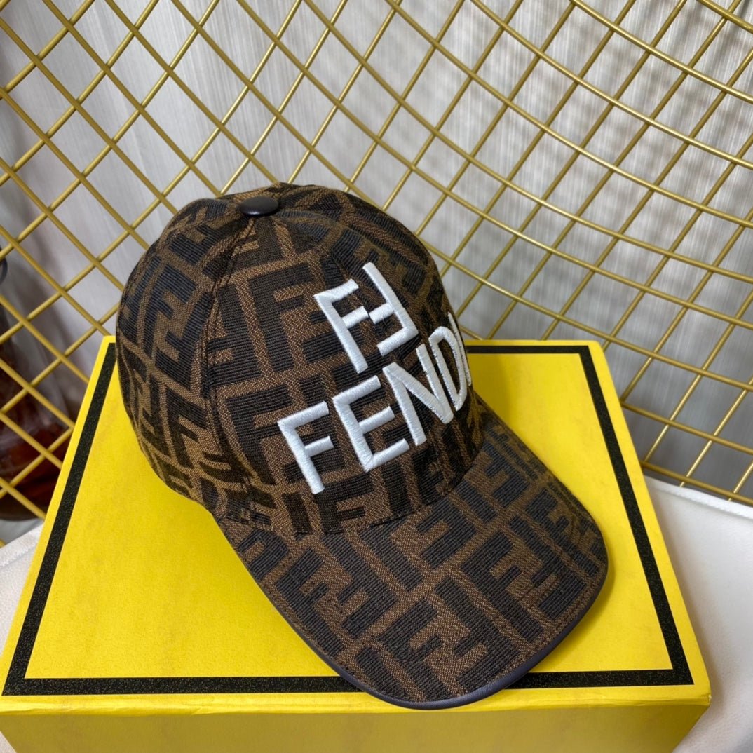 Fendi Classic Embroidered Letter Baseball Cap - Serene