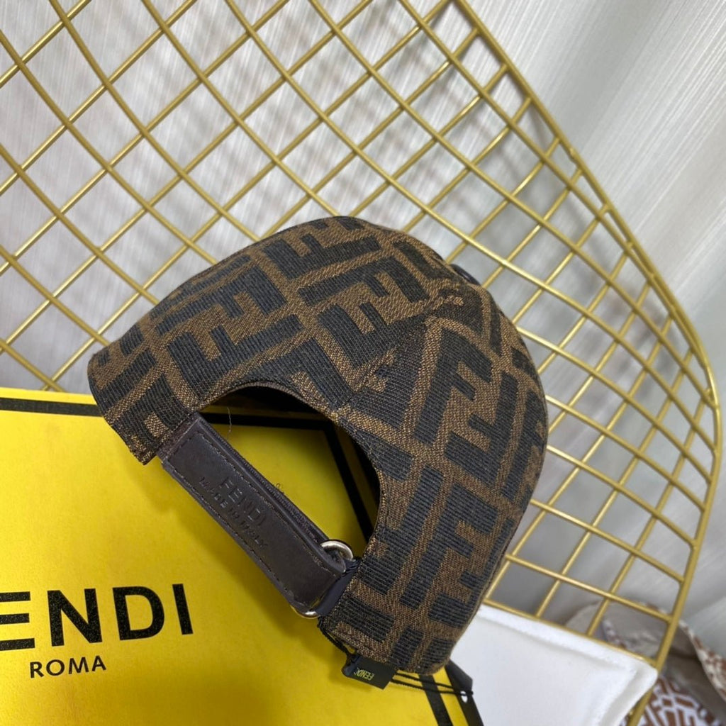 Fendi Classic Embroidered Letter Baseball Cap - Serene