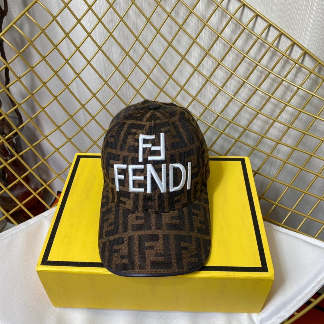 Fendi Classic Embroidered Letter Baseball Cap - Serene