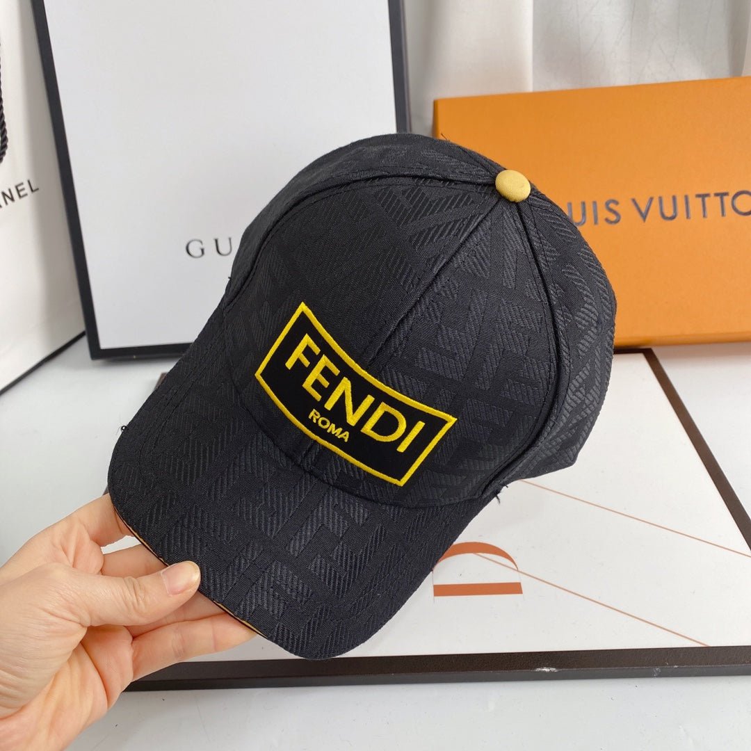 Fendi FF Embroidered Baseball Cap - Serene