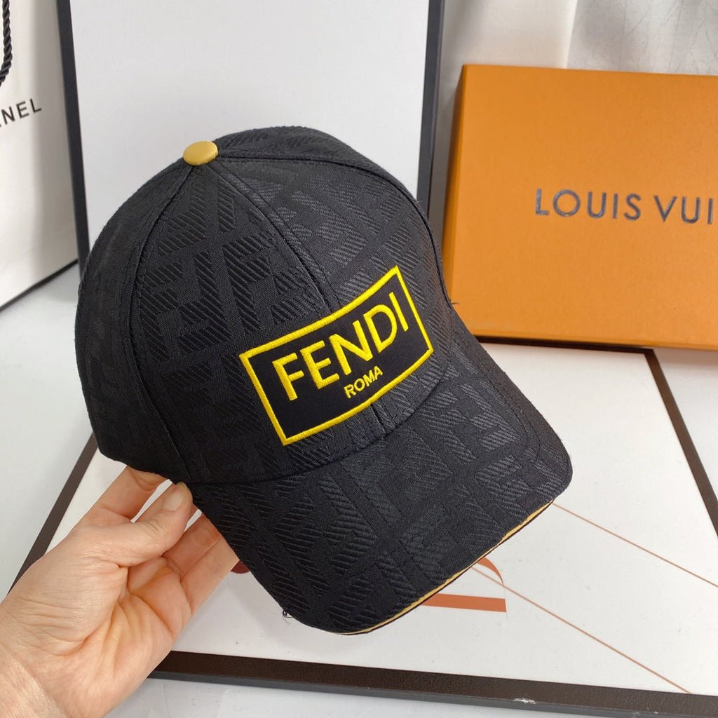 Fendi FF Embroidered Baseball Cap - Serene