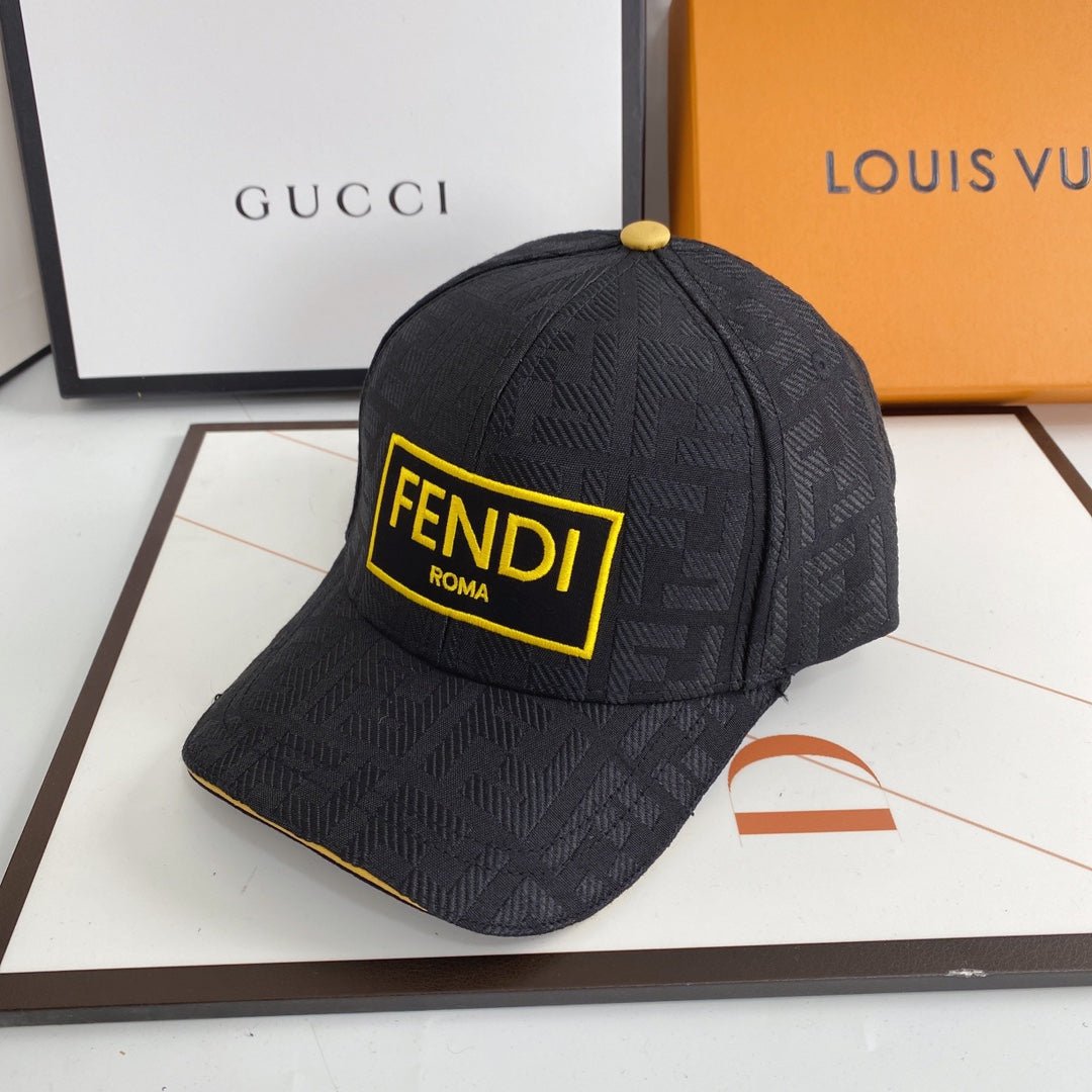 Fendi FF Embroidered Baseball Cap - Serene