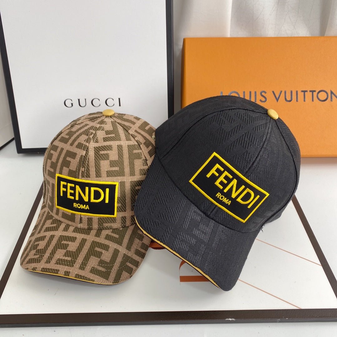 Fendi FF Embroidered Baseball Cap - Serene