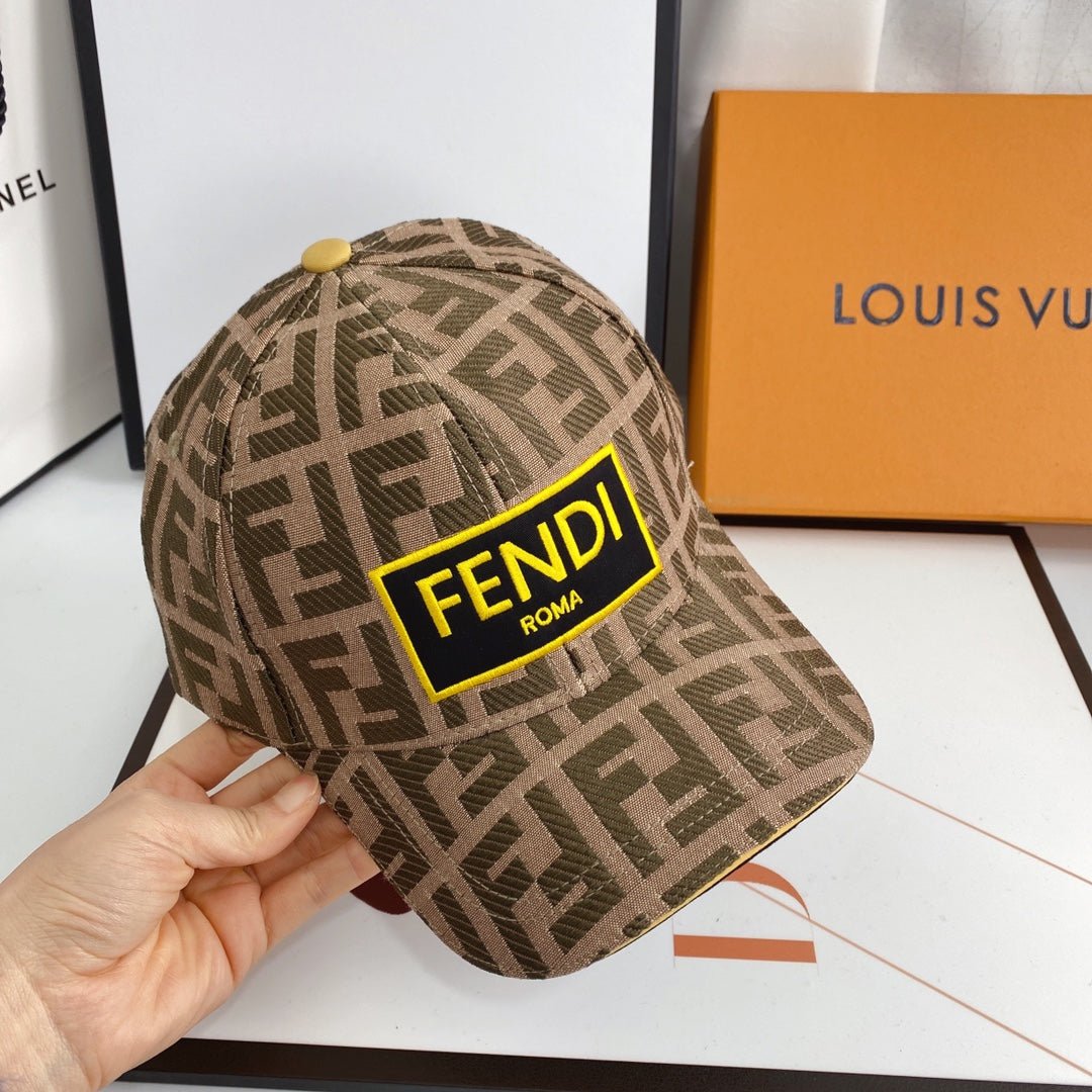 Fendi FF Embroidered Baseball Cap - Serene