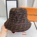 Fendi FF Monogram Bucket Hat | Luxury Designer Zucca Hat - Serene