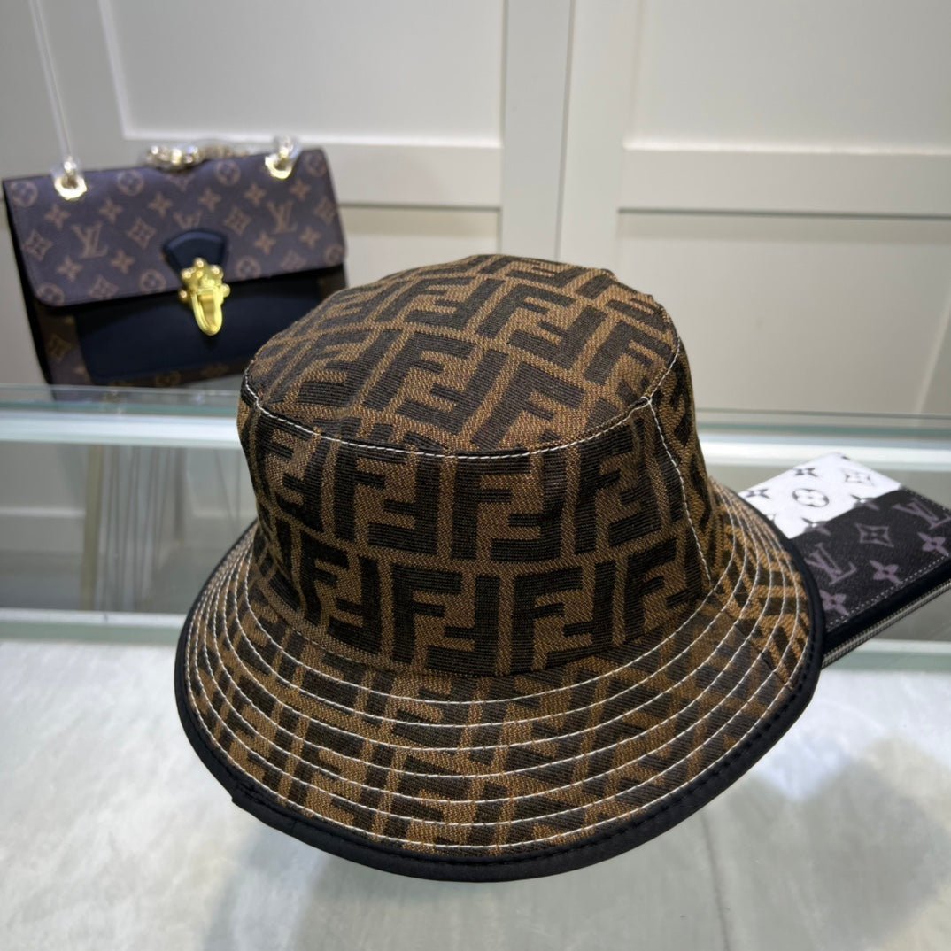 Fendi FF Monogram Bucket Hat - Serene