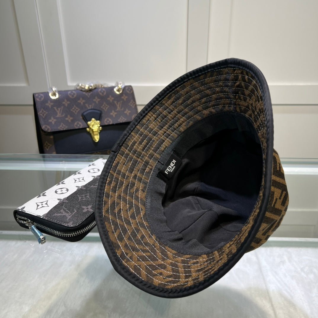 Fendi FF Monogram Bucket Hat - Serene