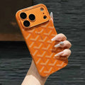 Goyard iPhone 18 Pro Case – Monogram Goyard Vintage Designer Cover - Serene