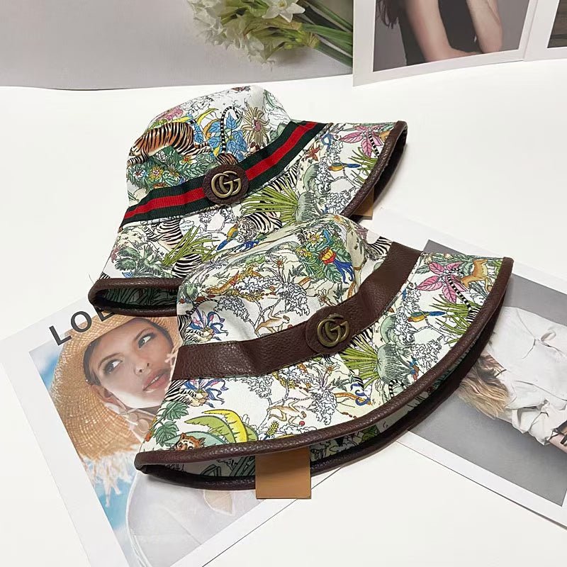 Gucci Bucket Hat Jungle Print - Serene
