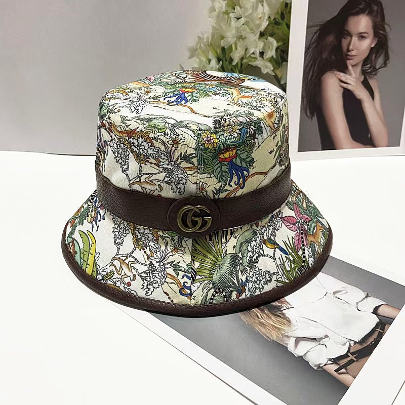 Gucci Bucket Hat Jungle Print - Serene