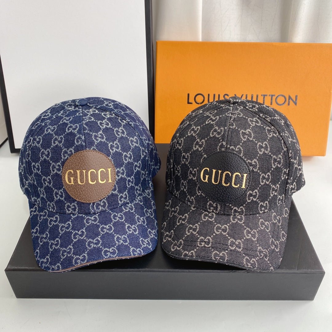Gucci Classic Monogram Denim Baseball Cap - Serene