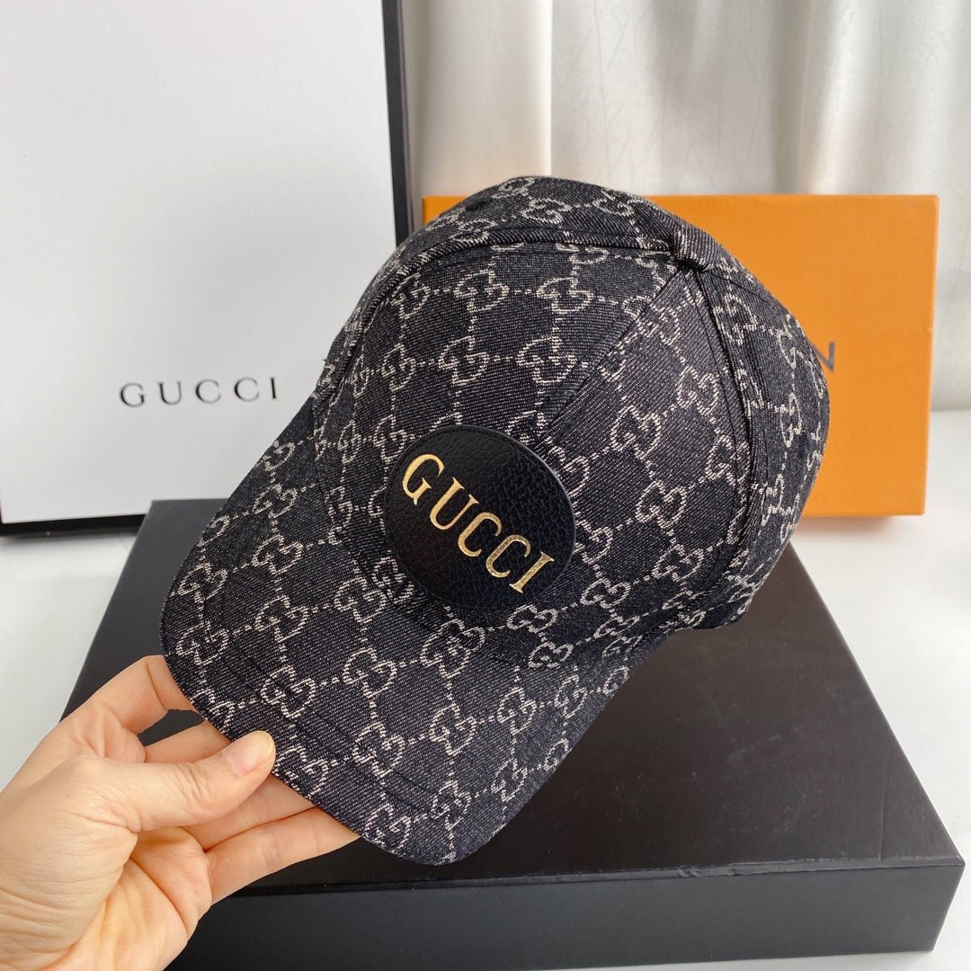 Gucci Classic Monogram Denim Baseball Cap - Serene