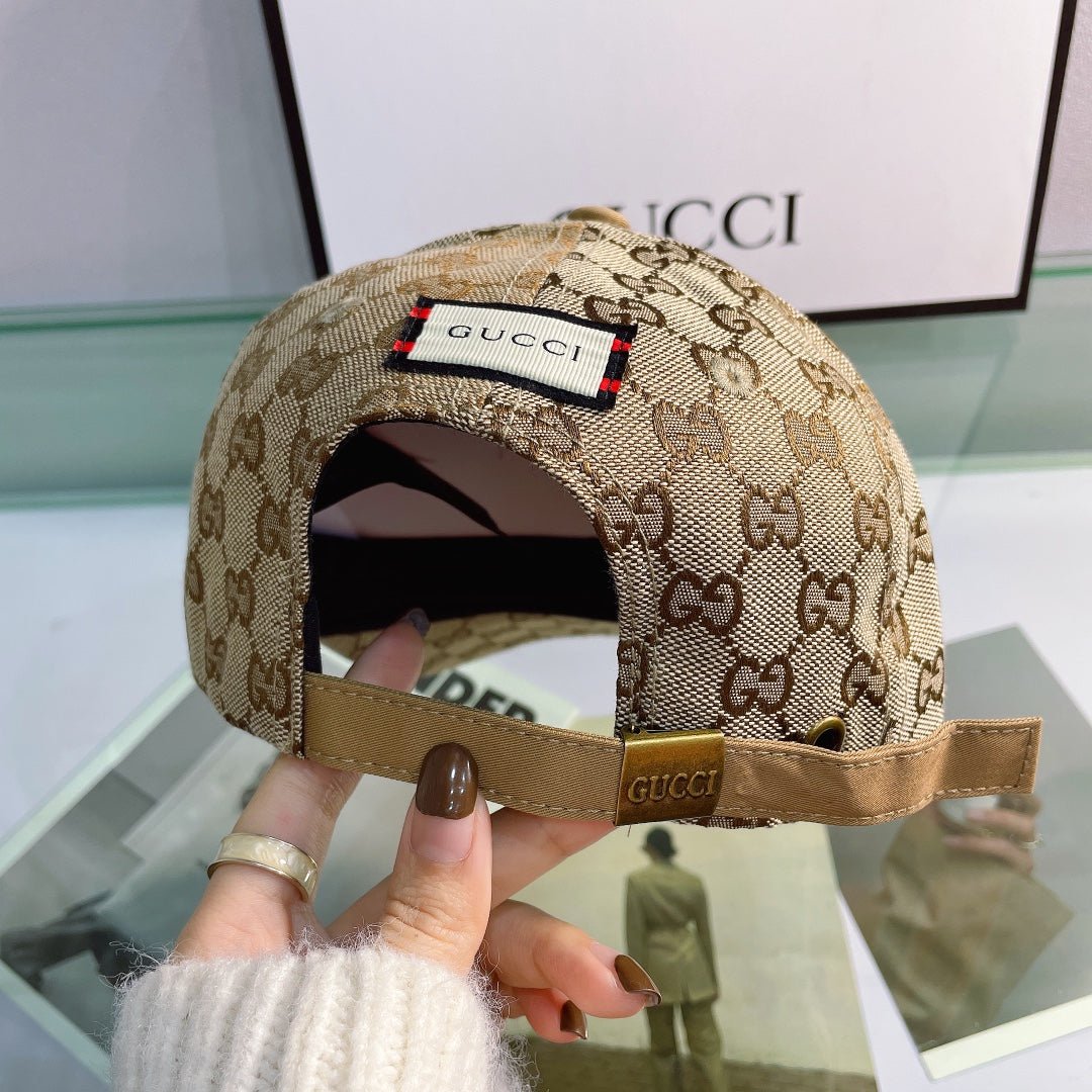 Gucci GG Canvas Baseball Cap | Luxury Designer Adjustable Hat - Serene