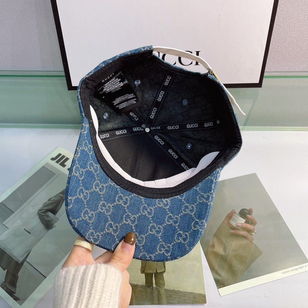 Gucci GG Canvas Baseball Cap | Luxury Designer Adjustable Hat - Serene