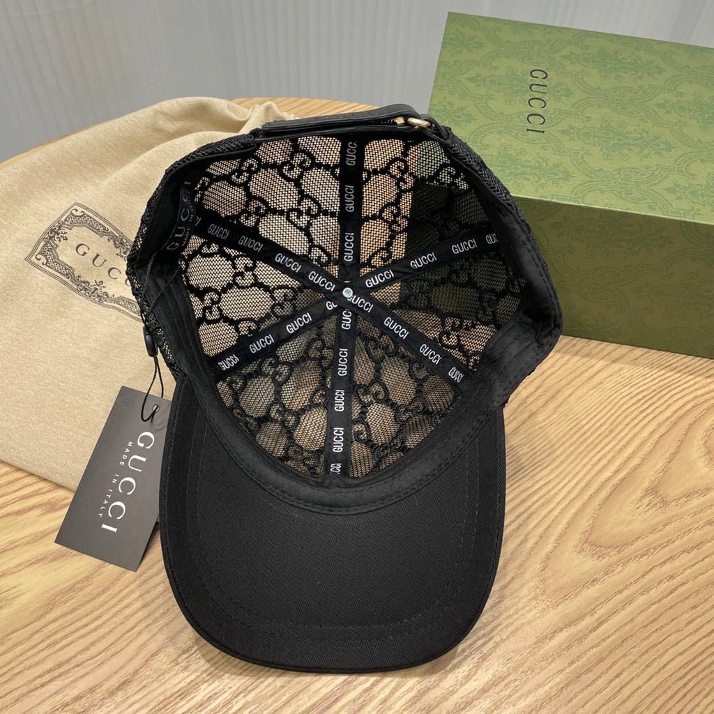 Gucci GG Embroidered Lace Baseball Cap - Serene