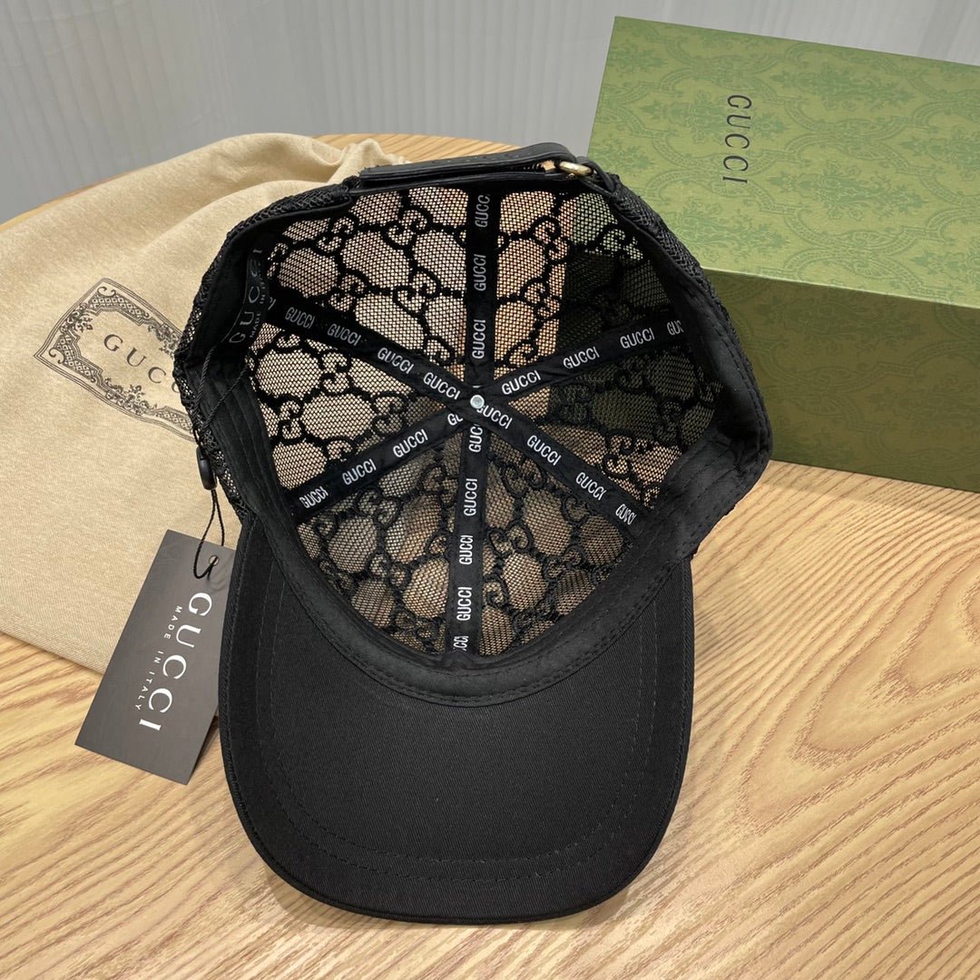 Gucci GG Embroidered Lace Baseball Cap - Serene