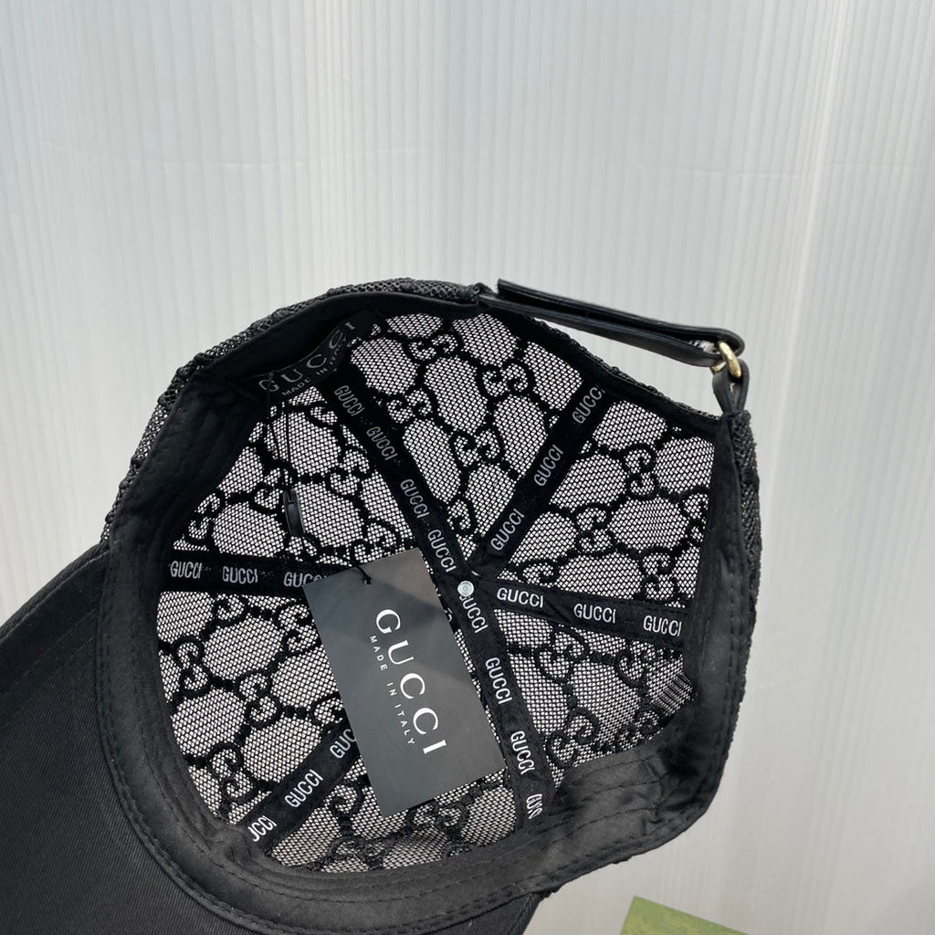 Gucci GG Embroidered Lace Baseball Cap - Serene