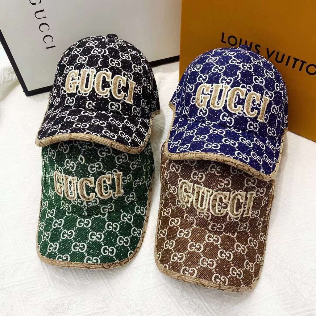 Gucci GG Jacquard Embroidered Baseball Cap - Serene