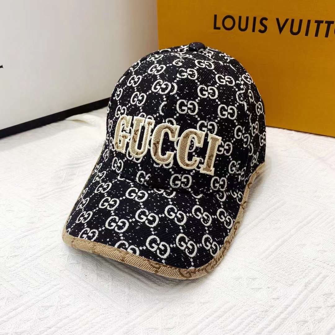 Gucci GG Jacquard Embroidered Baseball Cap - Serene