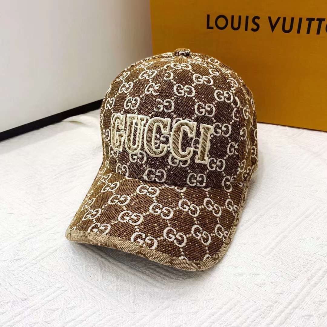 Gucci GG Jacquard Embroidered Baseball Cap - Serene
