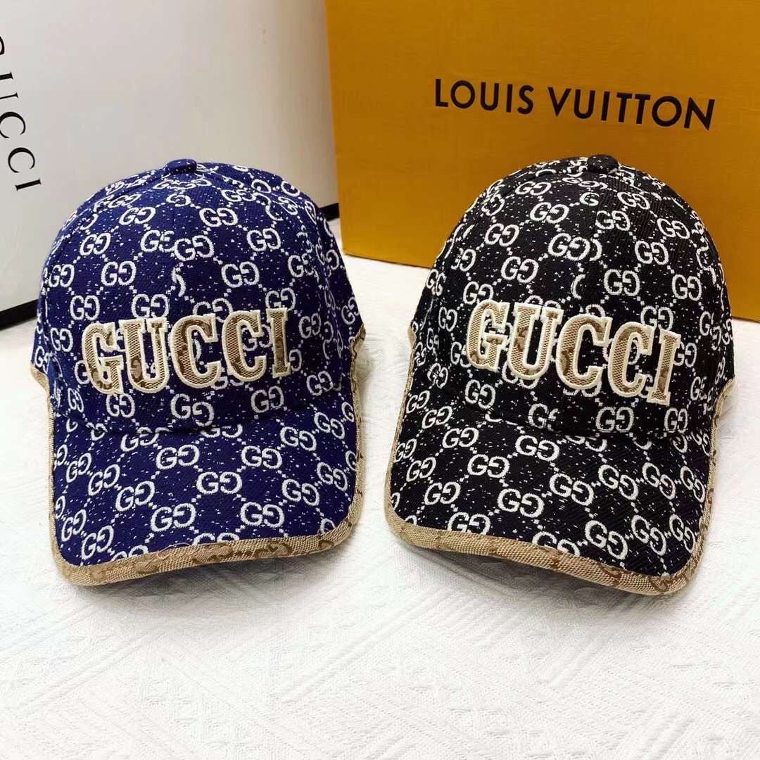 Gucci GG Jacquard Embroidered Baseball Cap - Serene