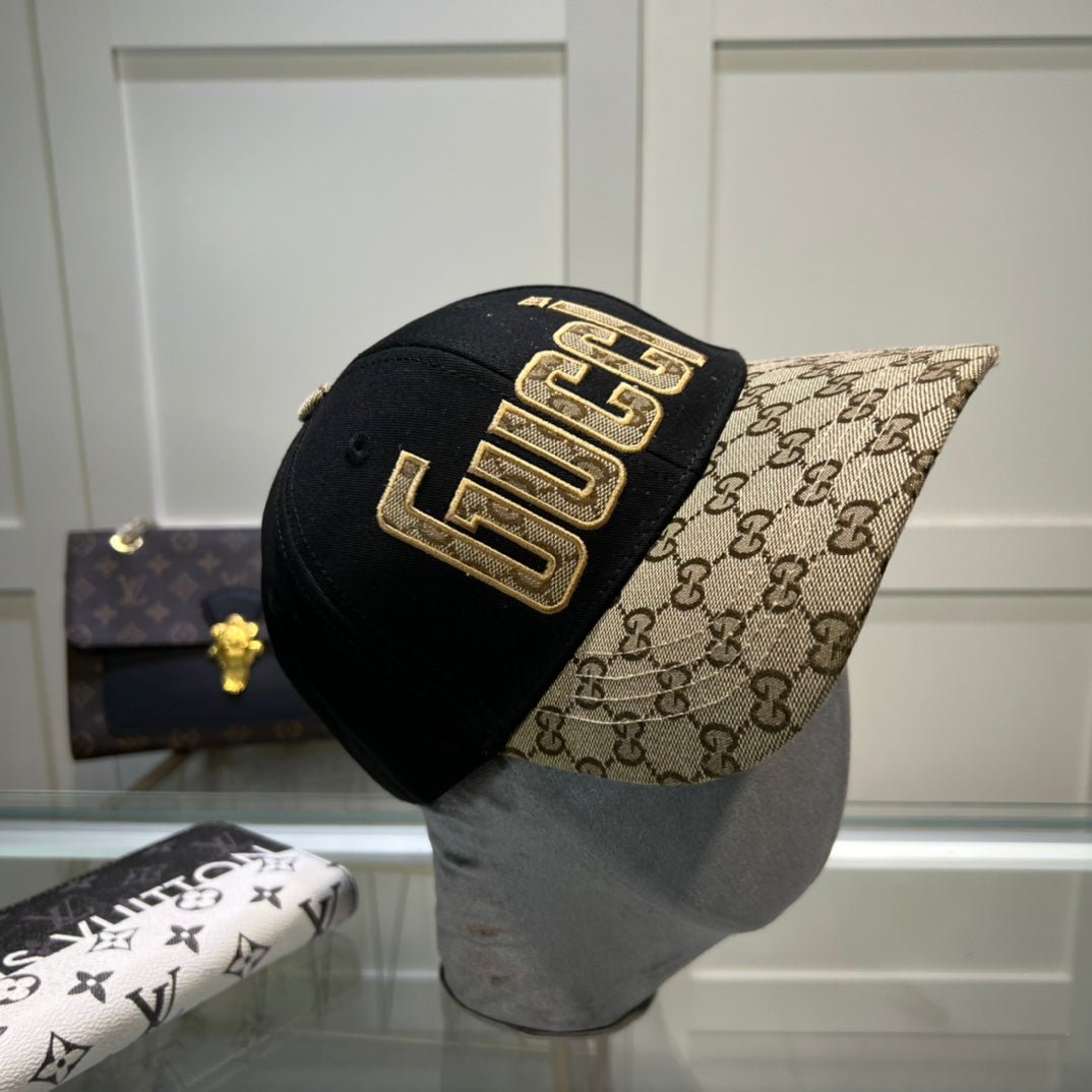 Gucci GG Monogram Baseball Cap | Luxury Designer Cotton Hat - Serene