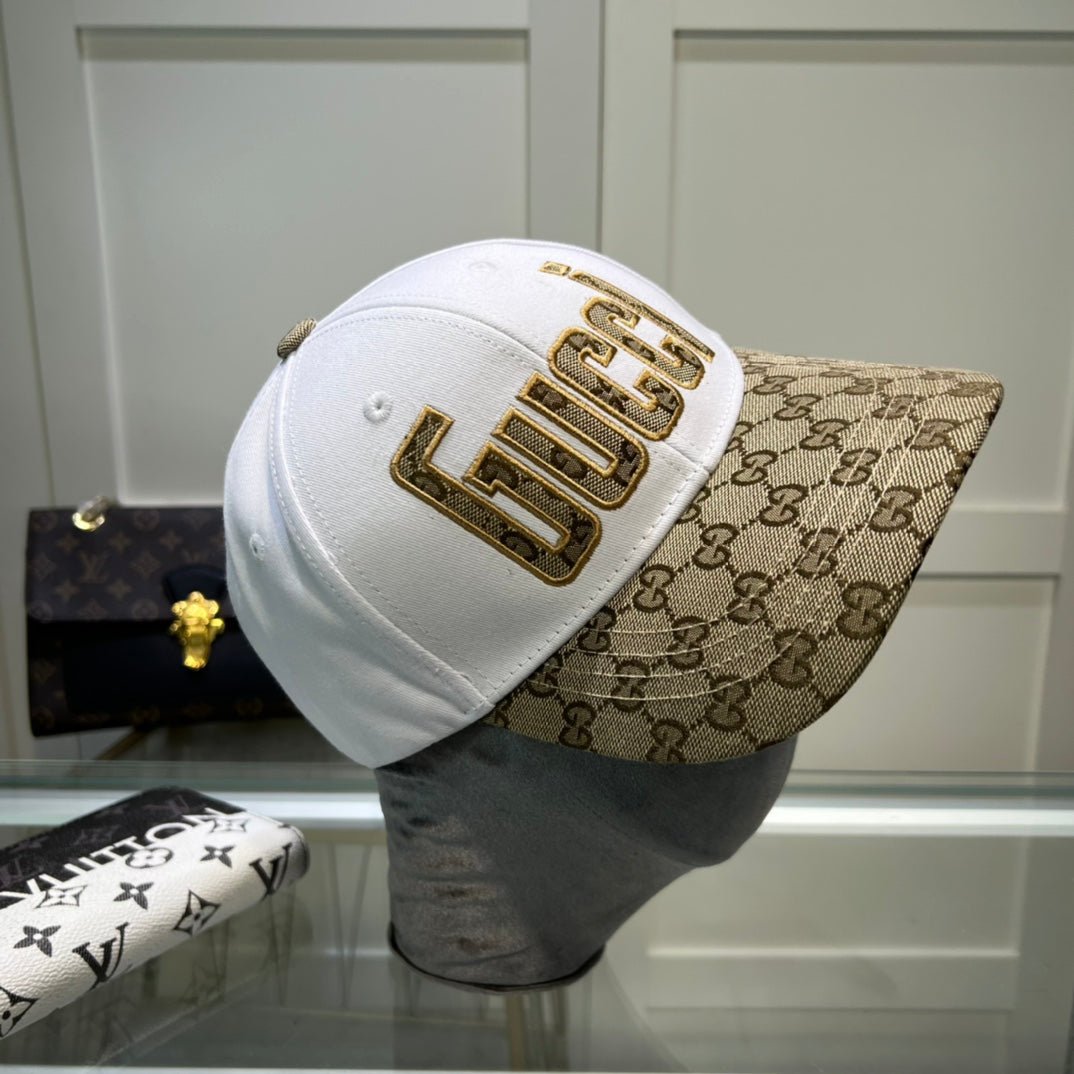 Gucci GG Monogram Baseball Cap | Luxury Designer Cotton Hat - Serene