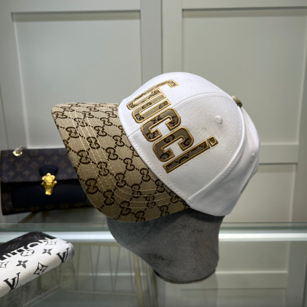 Gucci GG Monogram Baseball Cap | Luxury Designer Cotton Hat - Serene