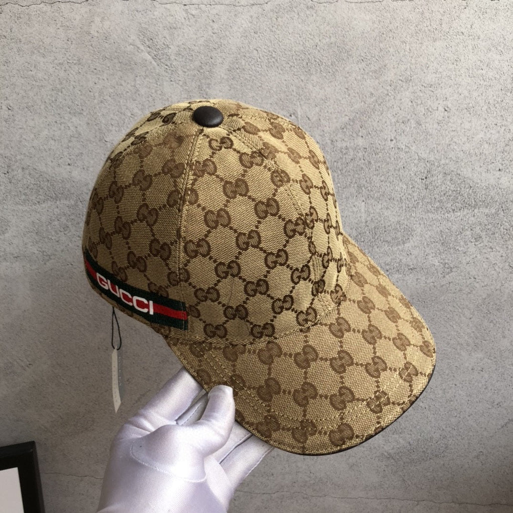 Gucci GG Monogram Web Baseball Cap | Luxury Designer Hat - Serene
