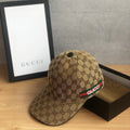 Gucci GG Monogram Web Baseball Cap | Luxury Designer Hat - Serene