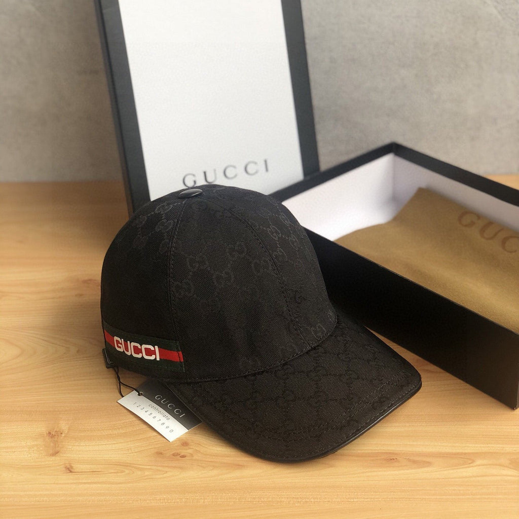 Gucci GG Monogram Web Baseball Cap | Luxury Designer Hat - Serene