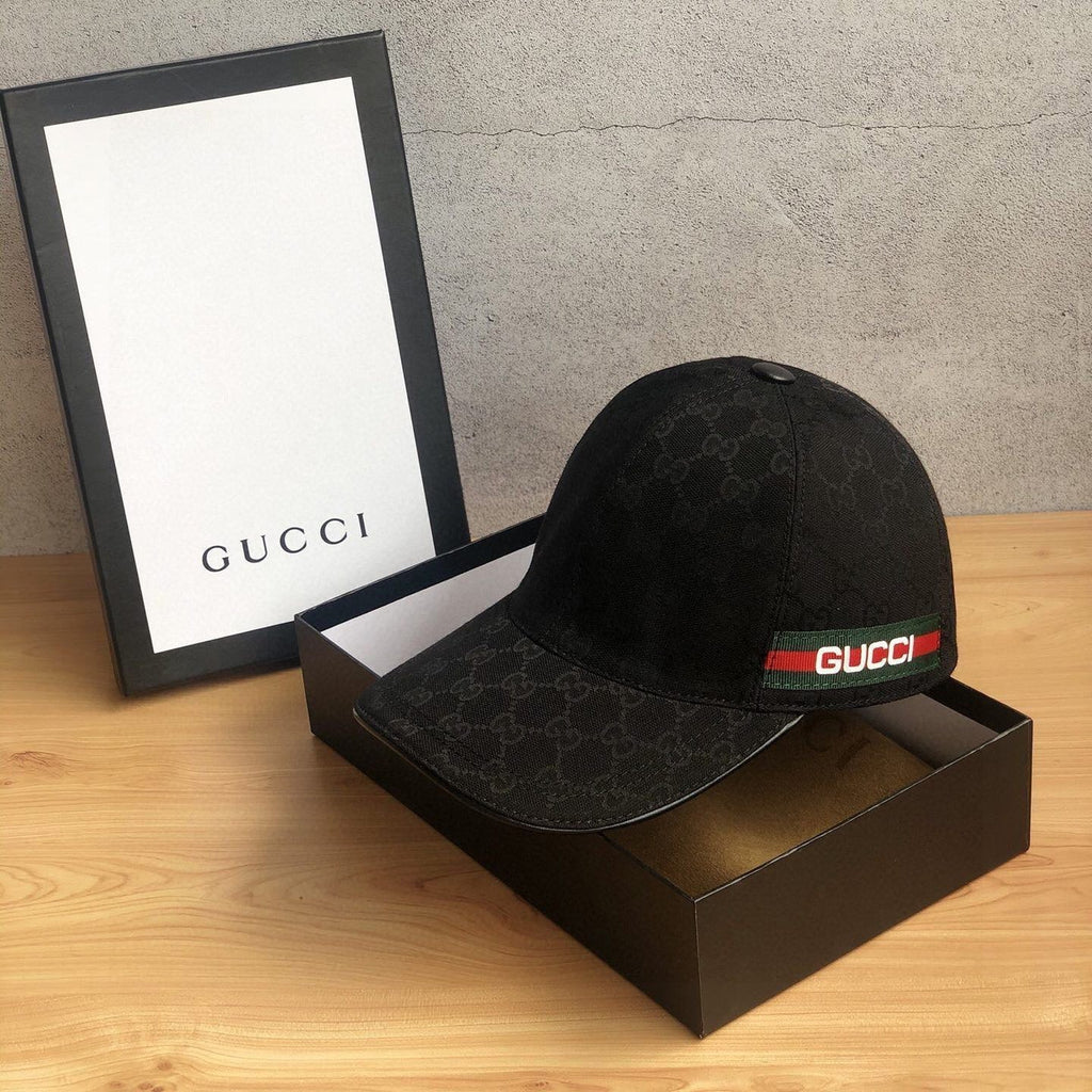 Gucci GG Monogram Web Baseball Cap | Luxury Designer Hat - Serene