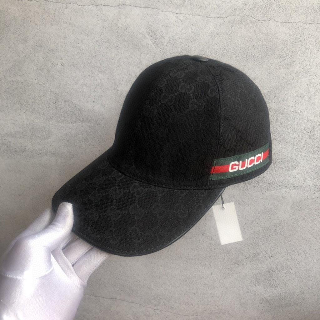 Gucci GG Monogram Web Baseball Cap | Luxury Designer Hat - Serene