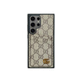 Gucci GG Samsung S26 Ultra Case Cardholder – Luxury Wallet Phone Cover - Serene