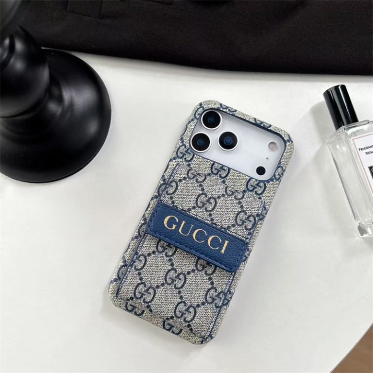 Gucci iPhone 18 Pro Case With Strap – Luxury GG iPhone Case - Serene