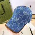 Gucci x Adidas Joint Denim Baseball Cap - Serene