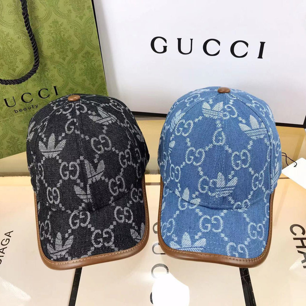 Gucci x Adidas Joint Denim Baseball Cap - Serene