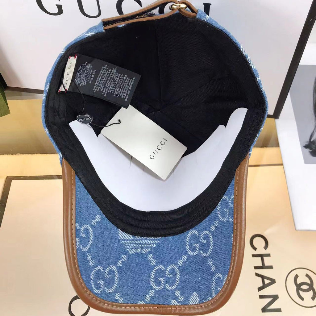 Gucci x Adidas Joint Denim Baseball Cap - Serene