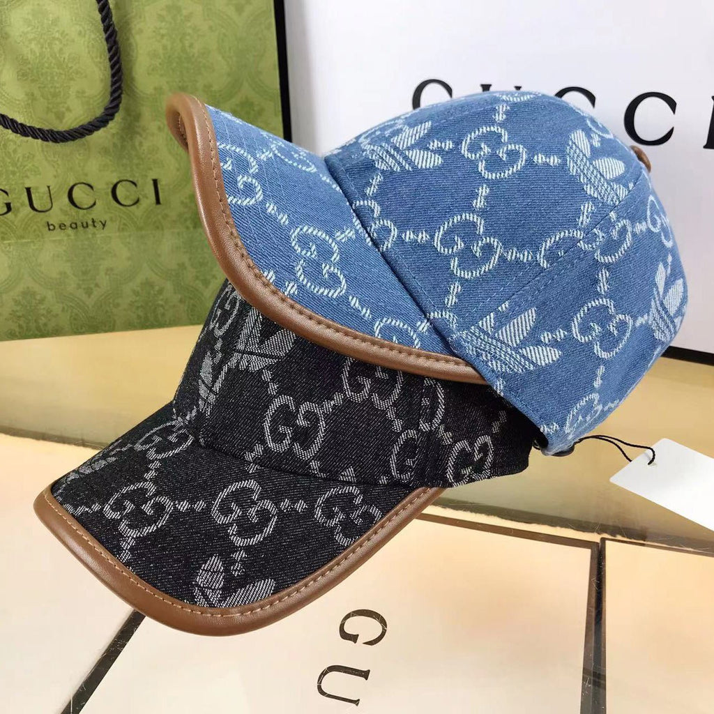 Gucci x Adidas Joint Denim Baseball Cap - Serene