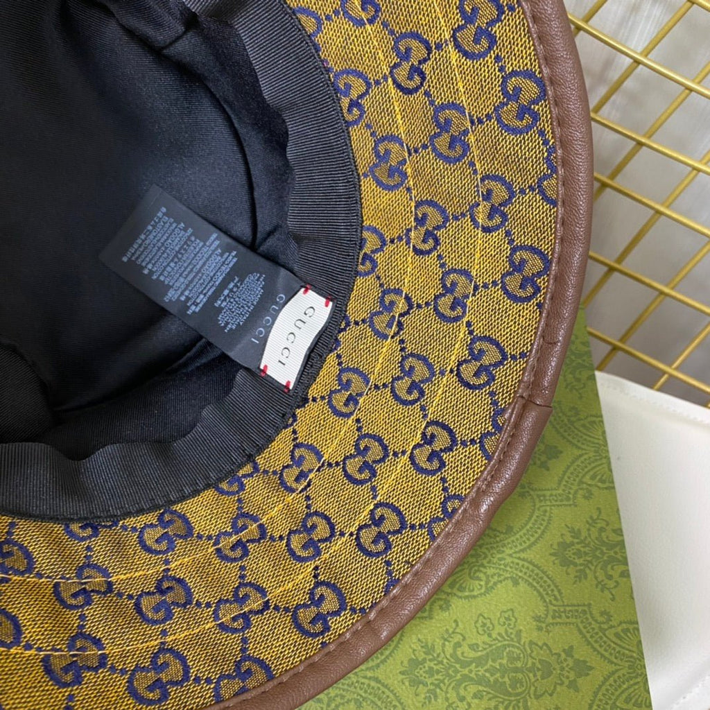 Gucci x Adidas Joint Monogram Embroidered Bucket Hat - Serene