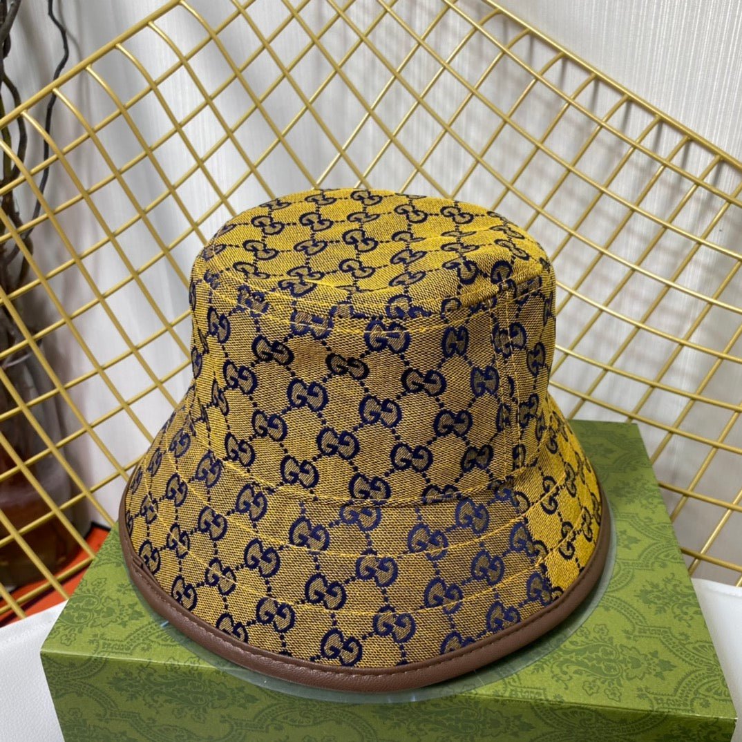 Gucci x Adidas Joint Monogram Embroidered Bucket Hat - Serene