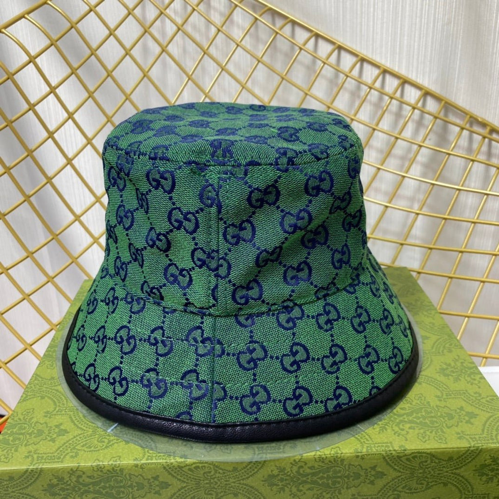 Gucci x Adidas Joint Monogram Embroidered Bucket Hat - Serene